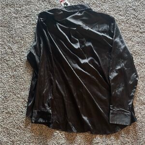 Women’s black button up